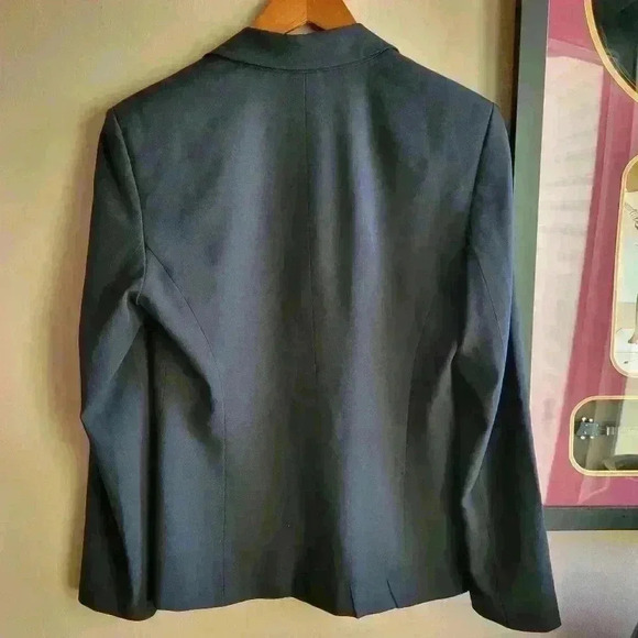 Vintage HUGO BOSS  Women's Black Blazer 75% Virgen Wool Stretch - Picture 2 of 14